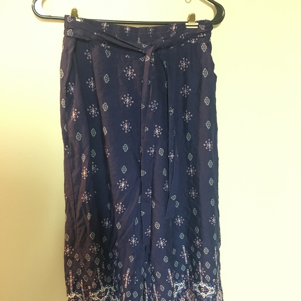 Mid-Calf Bohemian Pants